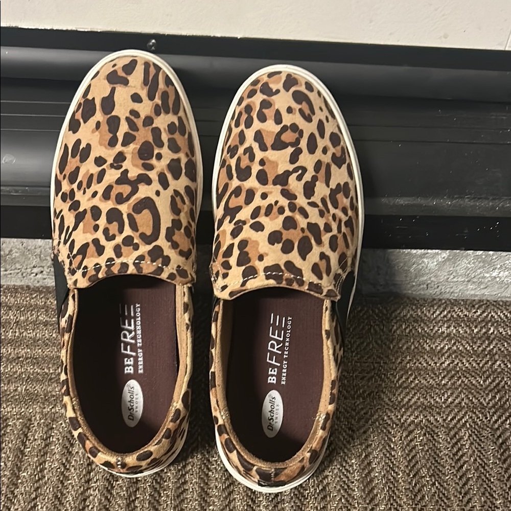Leopard Print Slip-On Sneakers